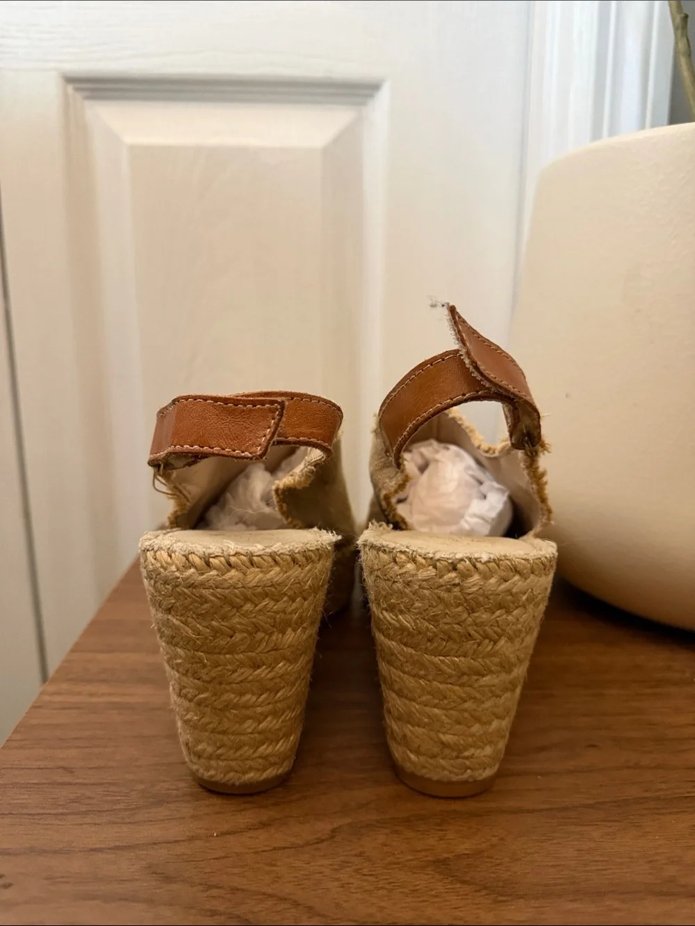 Toni Pons Origens Tan Canvas Espadrille Wedge Sandals EU 36 US 6 Boho